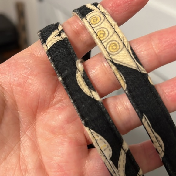 Vera Bradley Darling Yellowbird bag yellow blk White casual or office - Picture 3 of 8